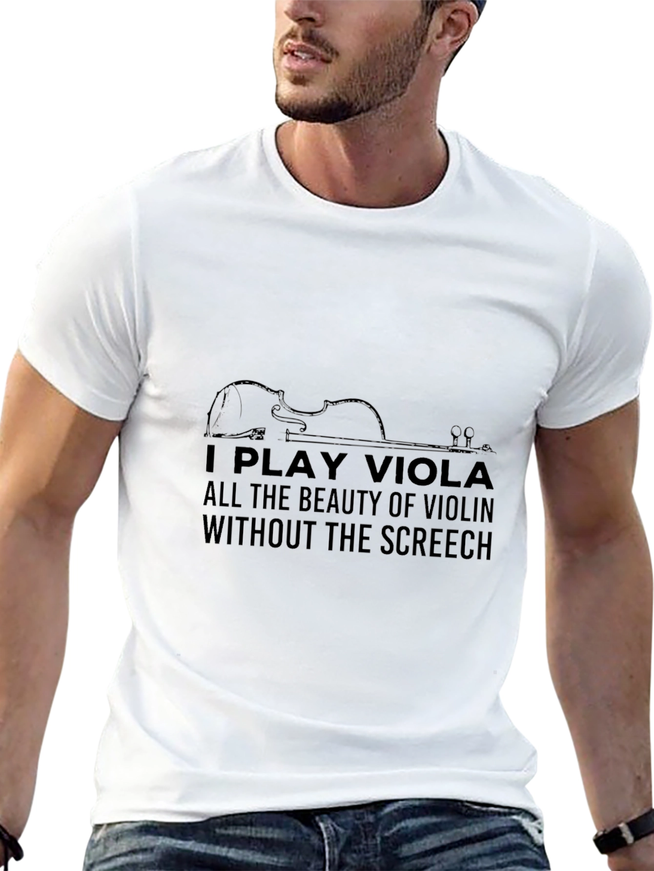 I Play Viola T-Shirt - Musical Instrument Tee