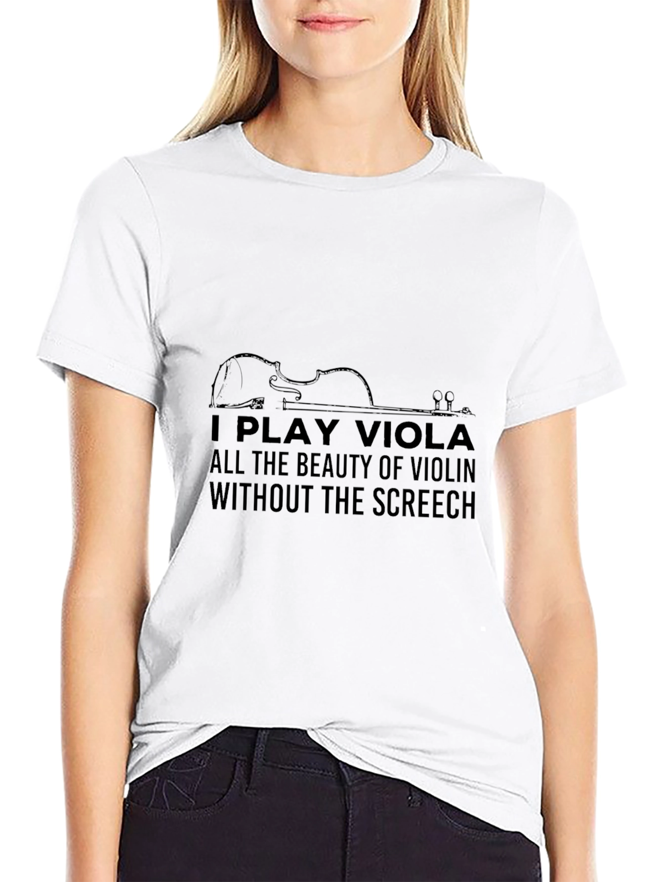 I Play Viola T-Shirt - Musical Instrument Tee