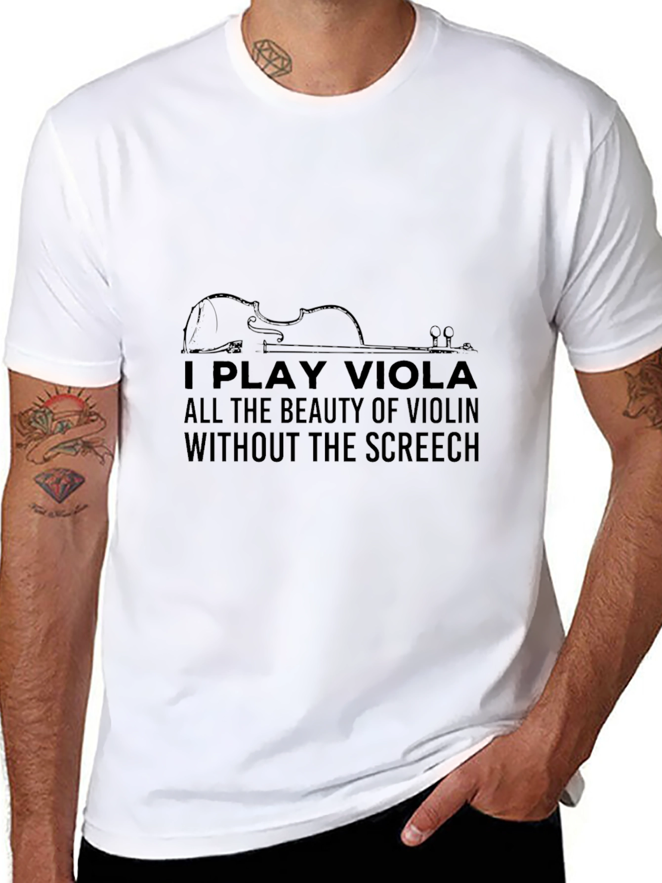 I Play Viola T-Shirt - Musical Instrument Tee
