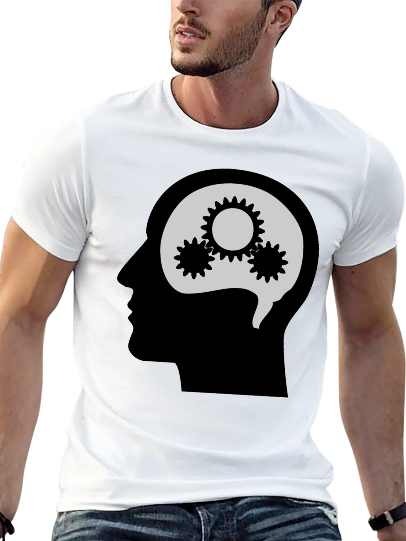 Cog Brain T-Shirt - Thinking Gears Tee