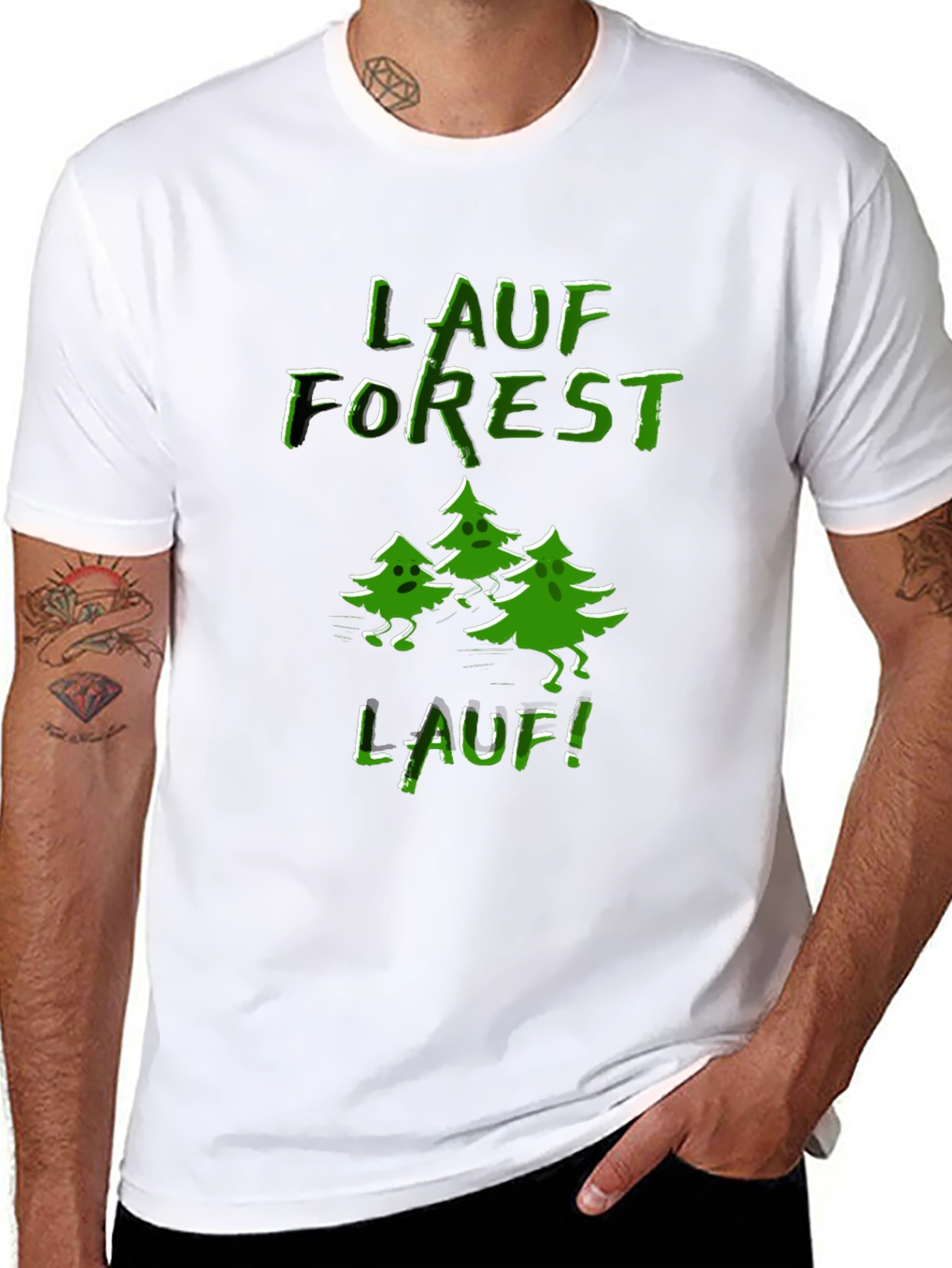 Lauf Forest T-Shirt - Running Trees Tee