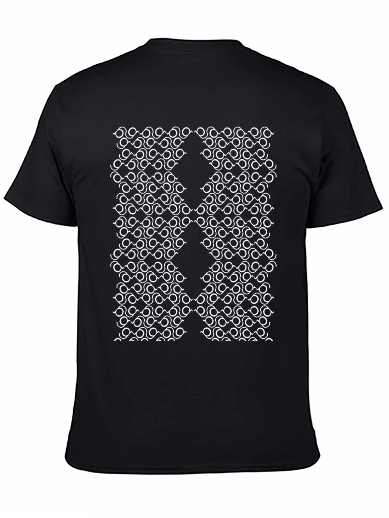 Optical Illusion Black T-Shirt