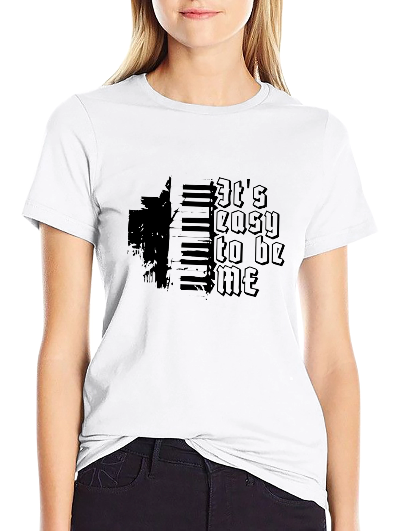 Its Easy To Be Me Piano Graphic T-Shirt