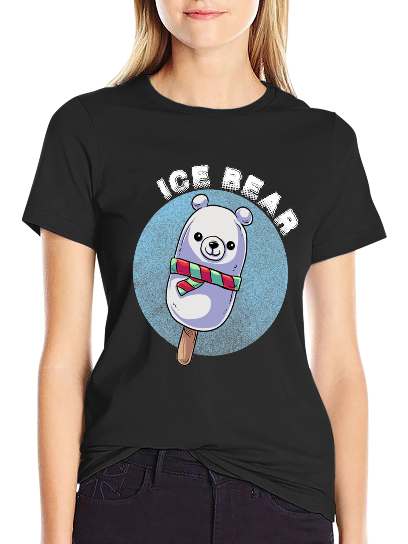 Ice Bear Popsicle Graphic T-Shirt