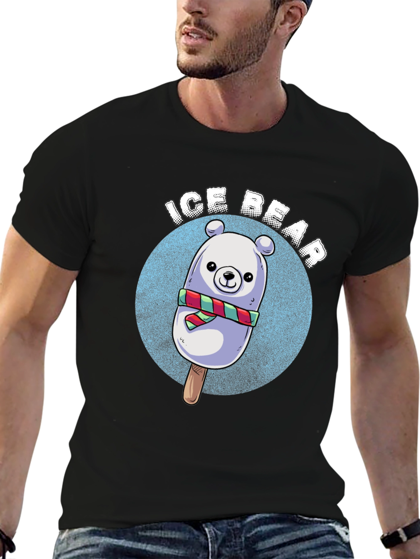 Ice Bear Popsicle Graphic T-Shirt