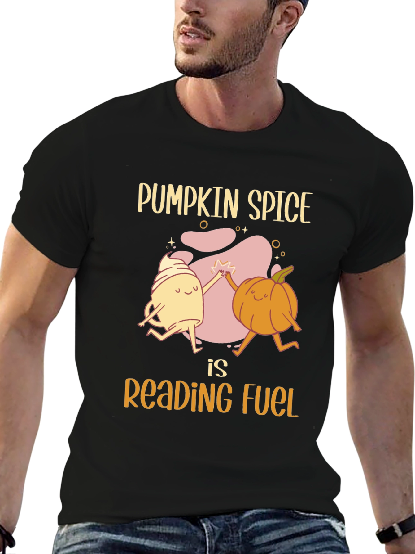Pumpkin Spice Reading Fuel T-Shirt