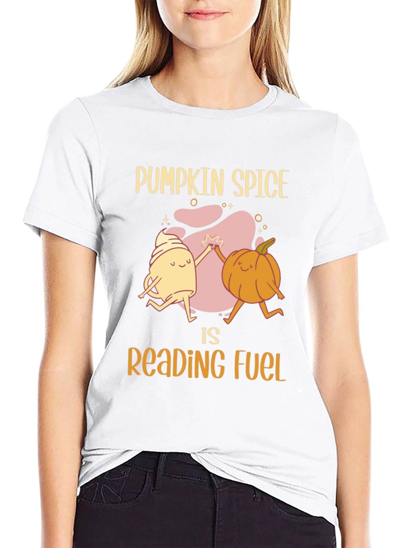 Pumpkin Spice Reading Fuel T-Shirt