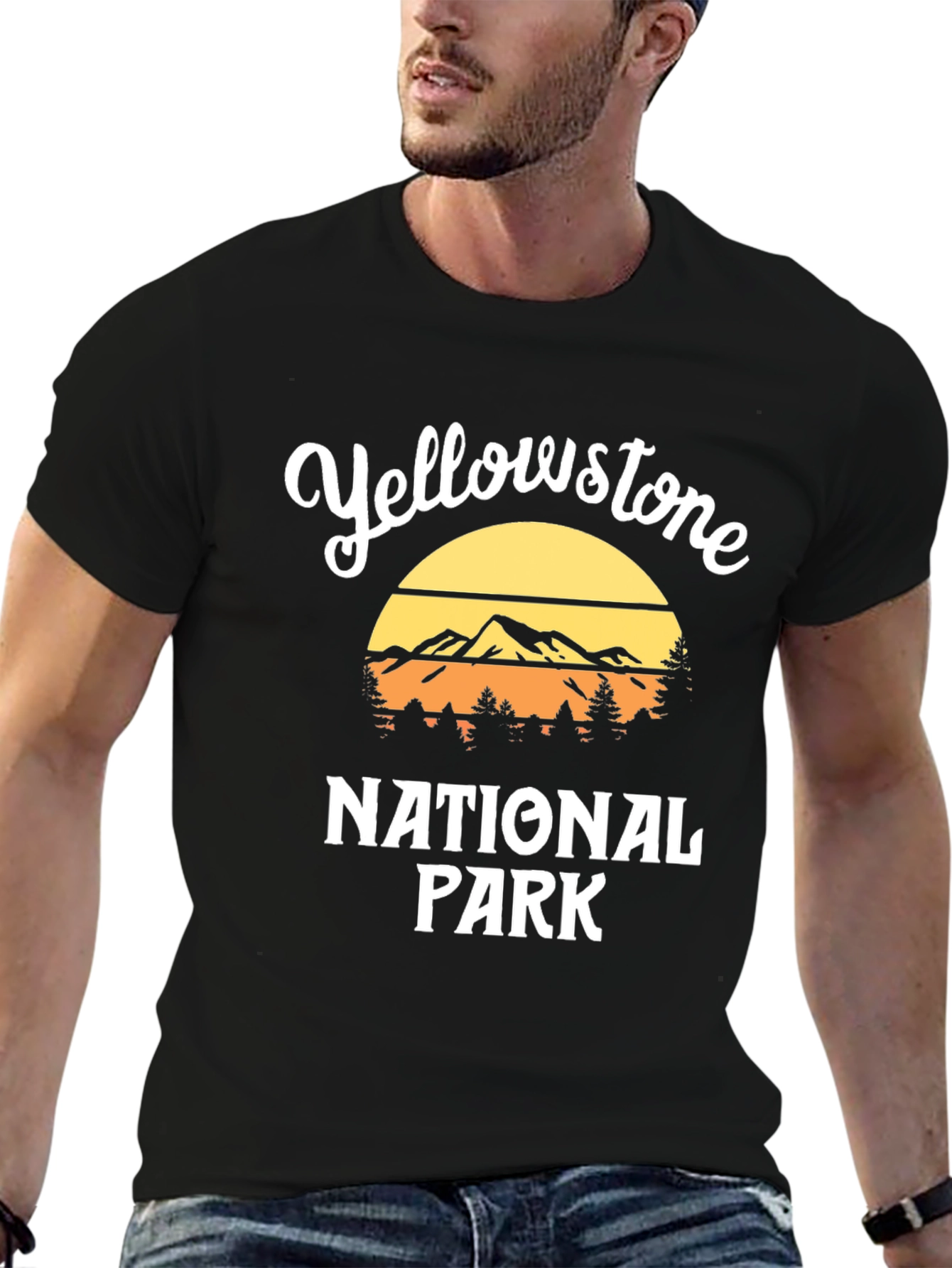 Yellowstone National Park Retro Graphic Tee