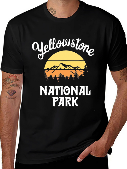 Yellowstone National Park Retro Graphic Tee
