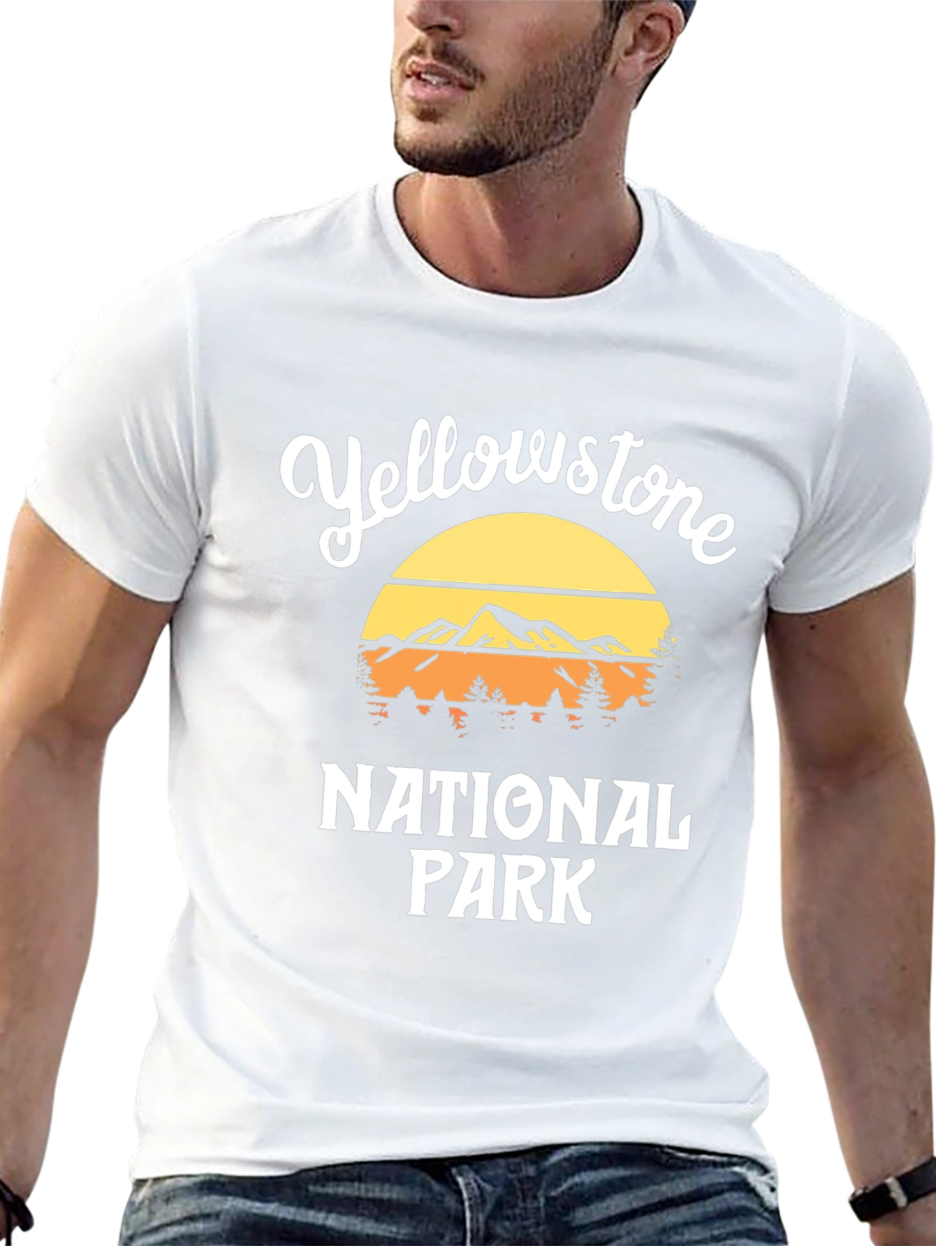 Yellowstone National Park Retro Graphic Tee