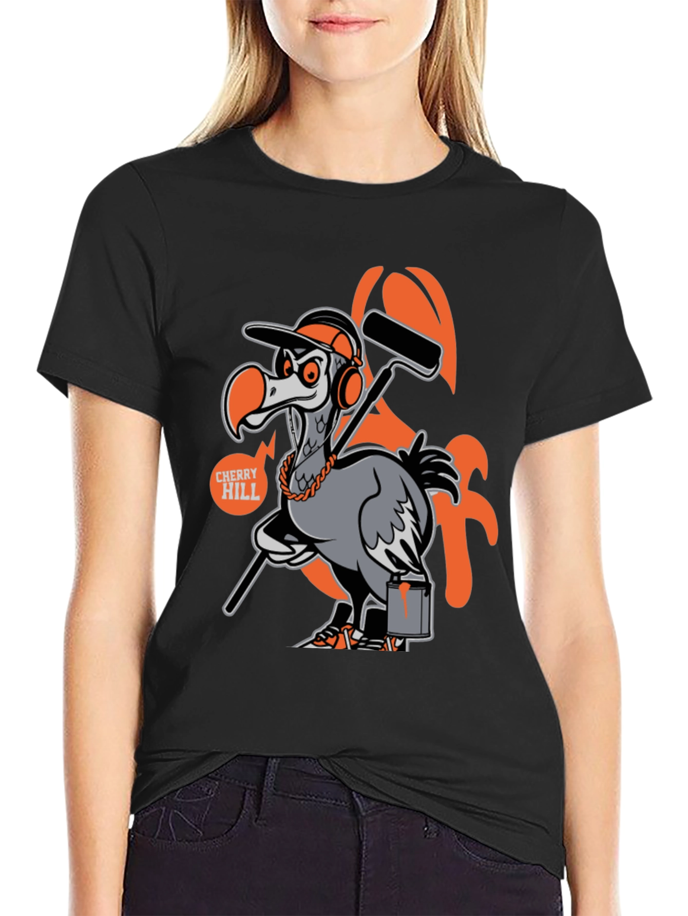 Cherry Hill Dodo Painter T-Shirt - Unique Graphic Tee