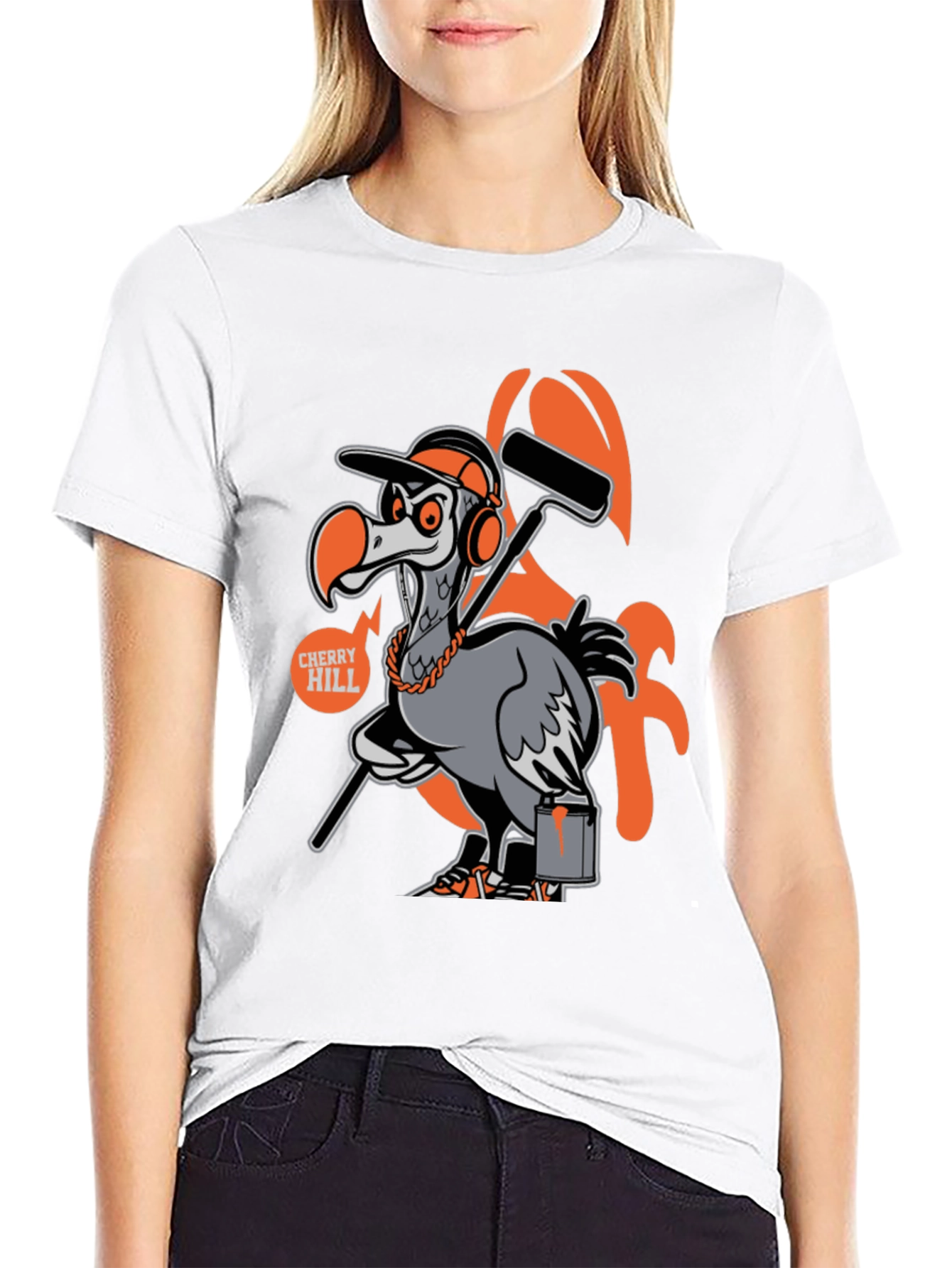 Cherry Hill Dodo Painter T-Shirt - Unique Graphic Tee