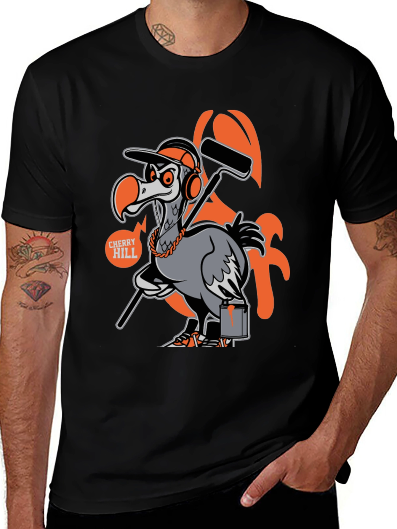 Cherry Hill Dodo Painter T-Shirt - Unique Graphic Tee