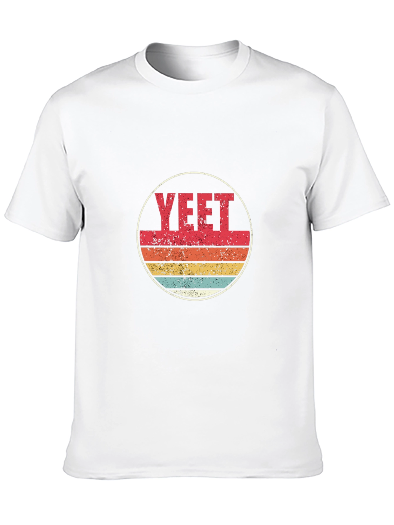 YEET Retro Style Graphic T-Shirt - Black