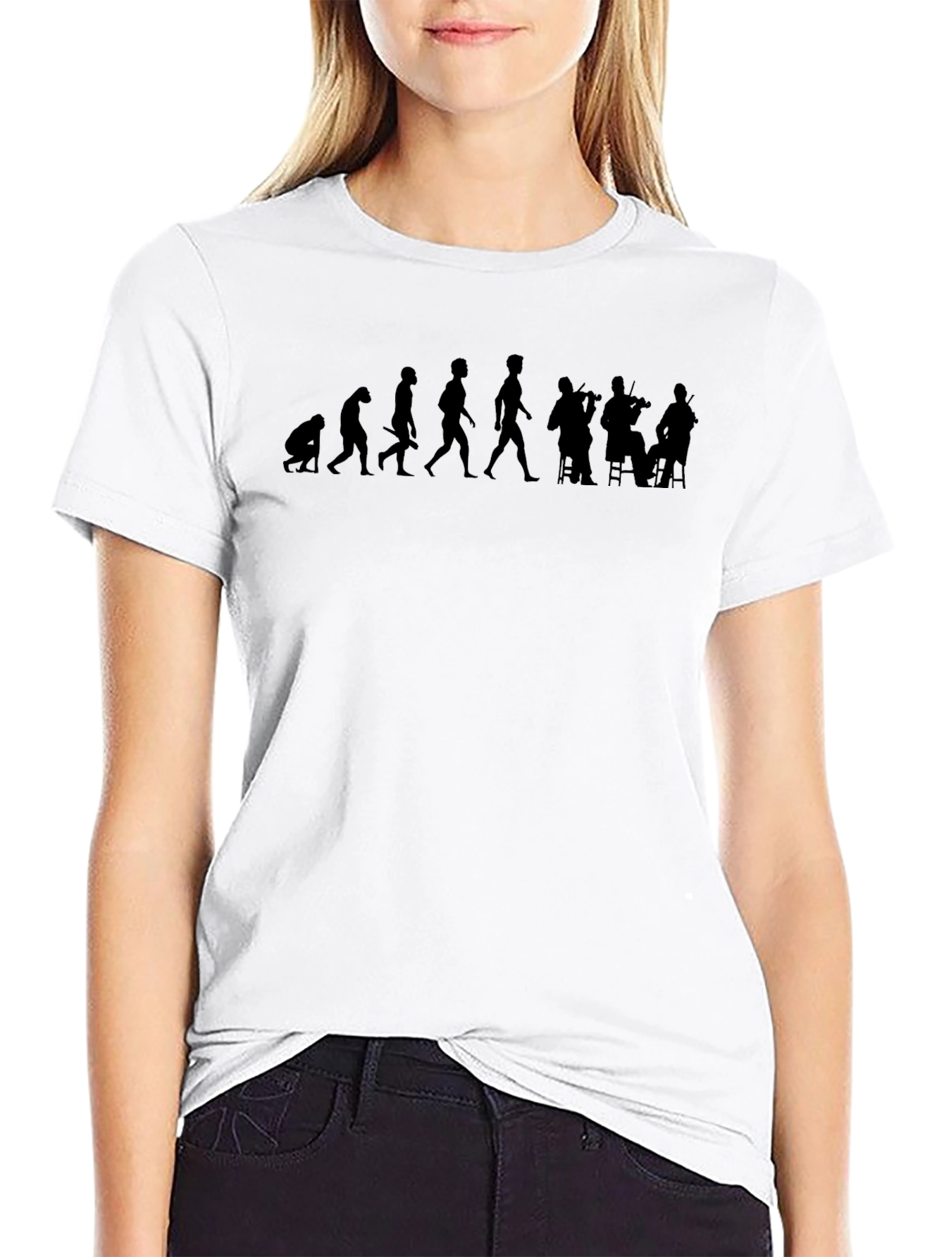 Evolution of Music T-Shirt - Black