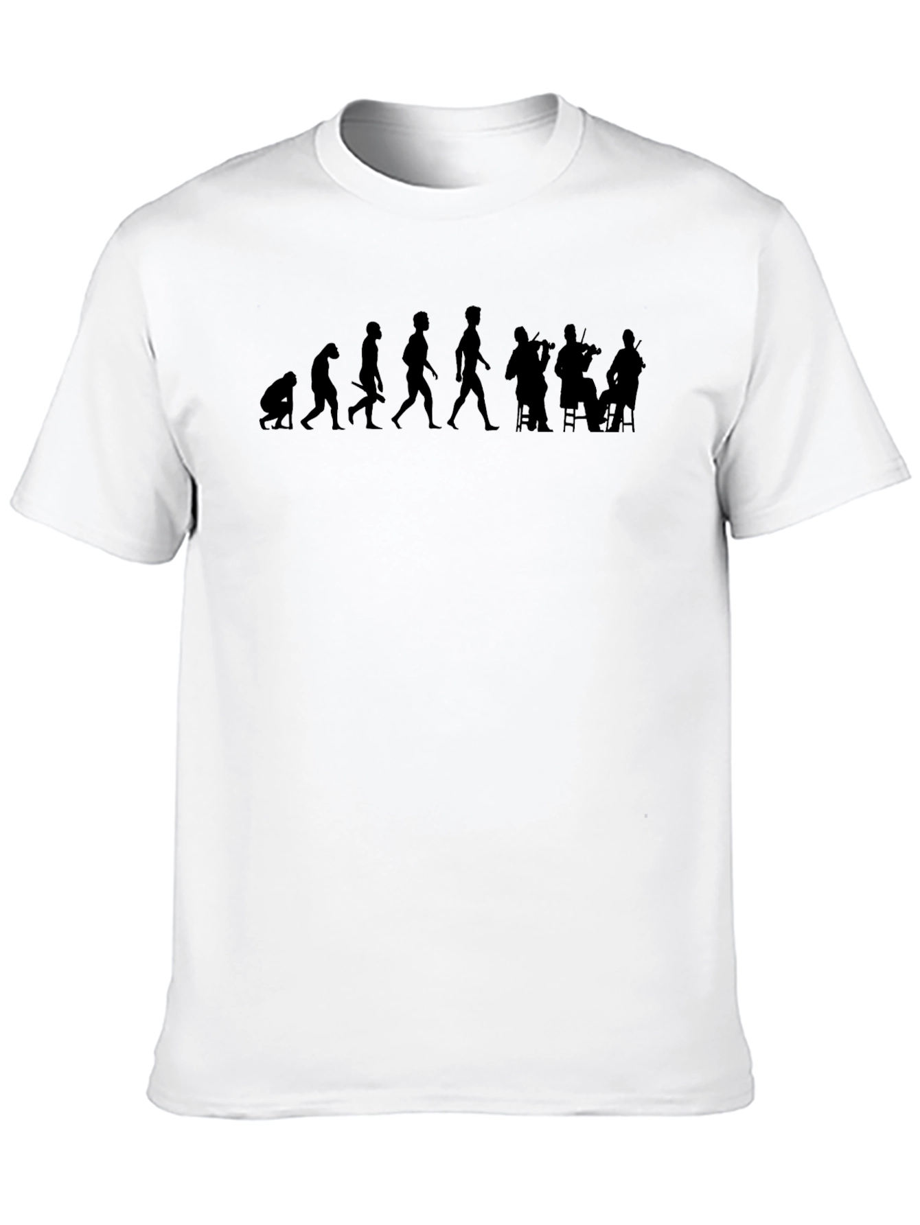Evolution of Music T-Shirt - Black