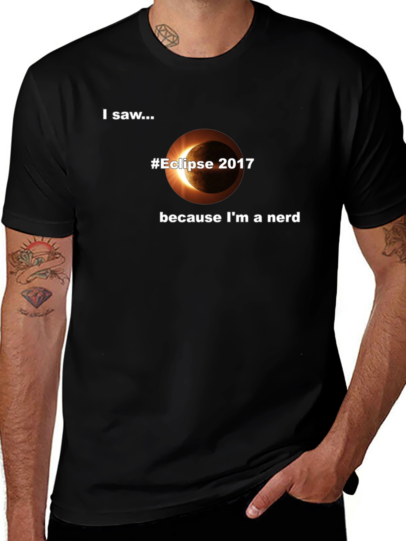 Eclipse 2017 Nerd T-Shirt - Total Solar Eclipse Tee