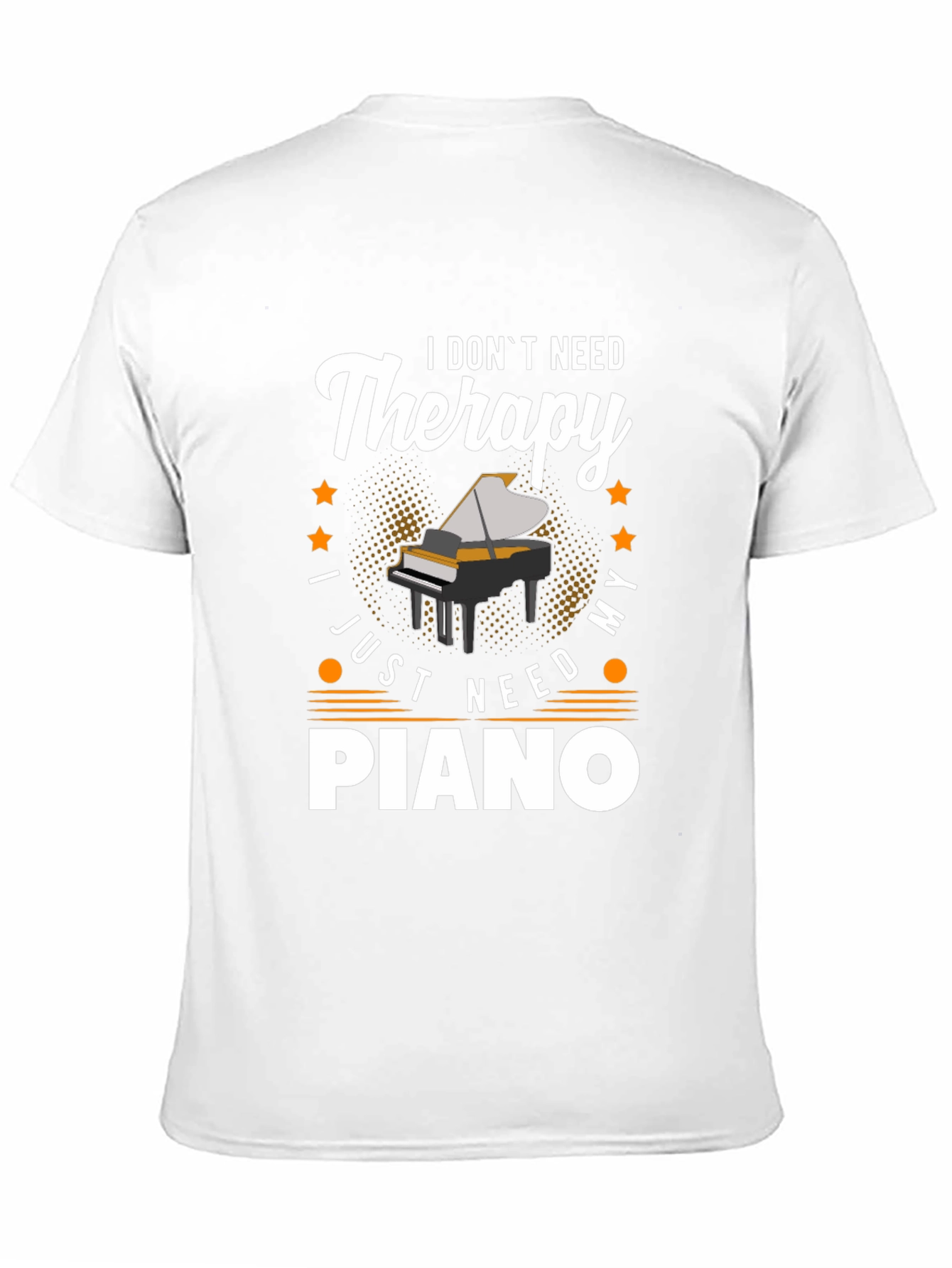 Piano Therapy T-Shirt - Music Lover Tee