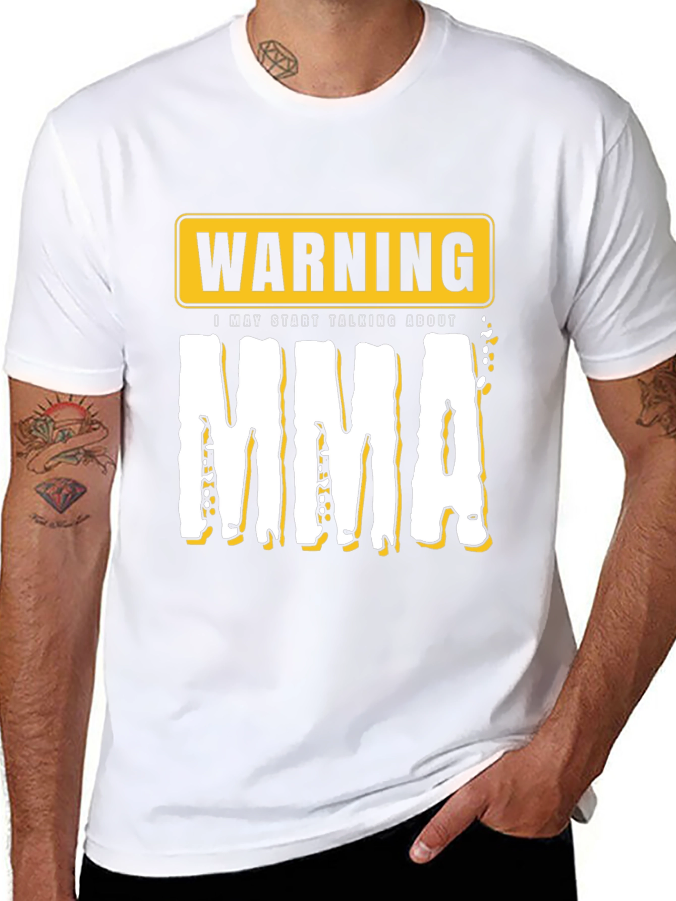 Warning MMA T-Shirt - Mixed Martial Arts Fan Tee