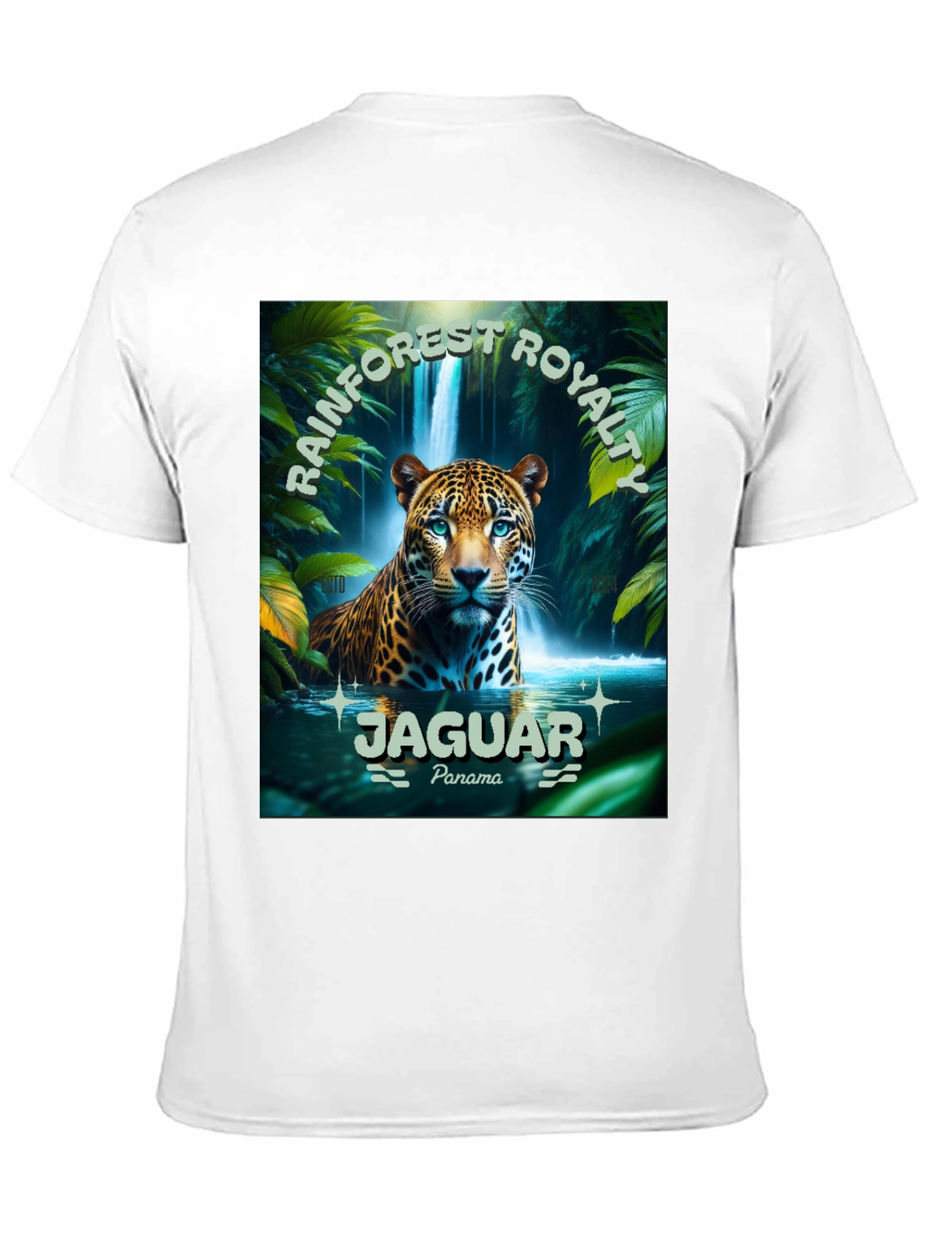 Rainforest Royalty Jaguar T-Shirt - Panama Wildlife Tee