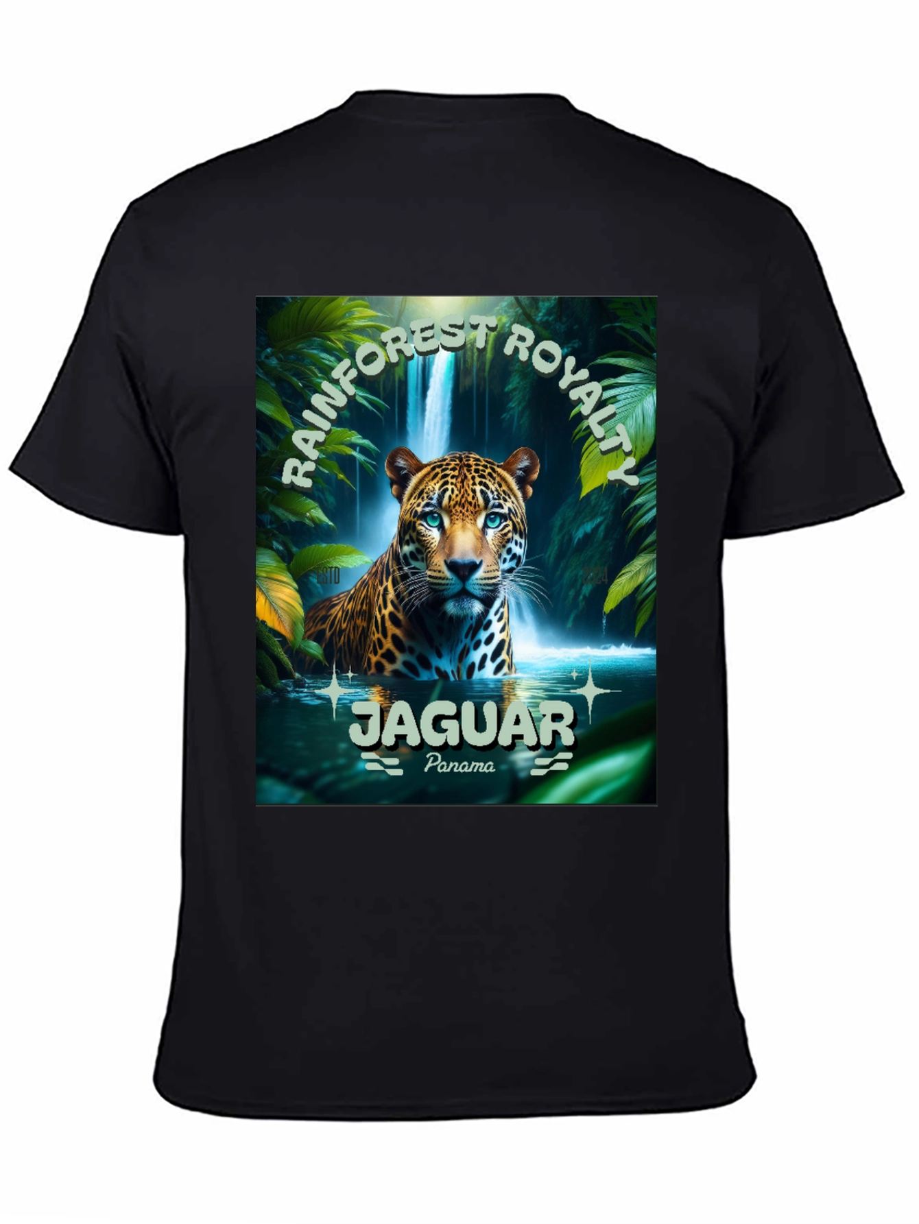 Rainforest Royalty Jaguar T-Shirt - Panama Wildlife Tee
