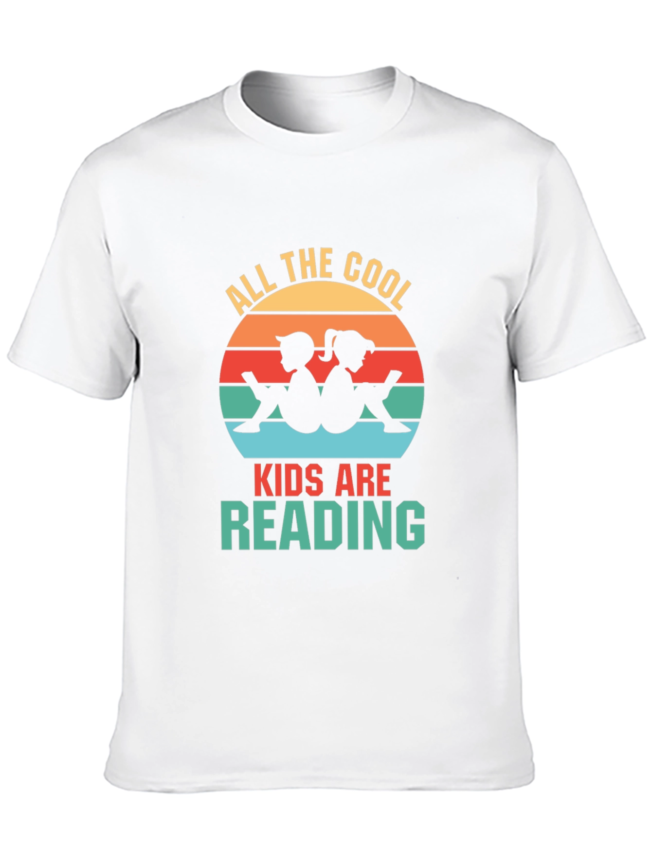 Cool Kids Reading Retro T-Shirt