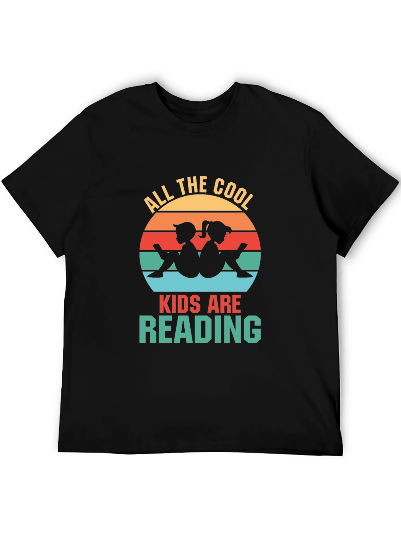 Cool Kids Reading Retro T-Shirt