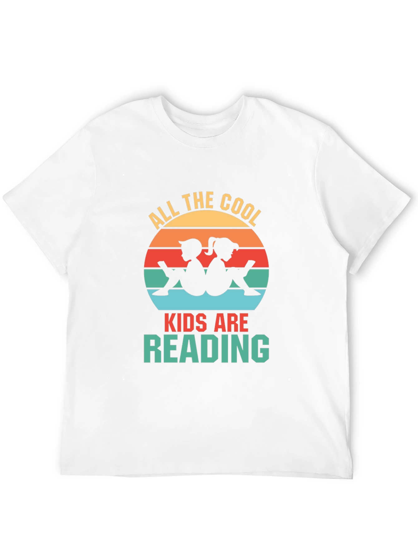 Cool Kids Reading Retro T-Shirt
