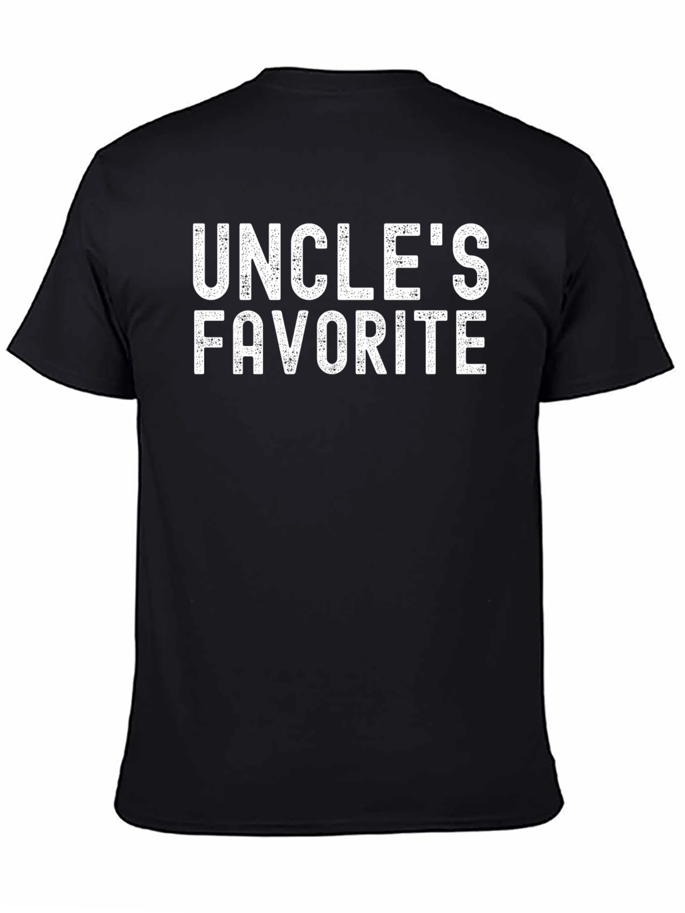 Uncles Favorite Black Graphic T-Shirt