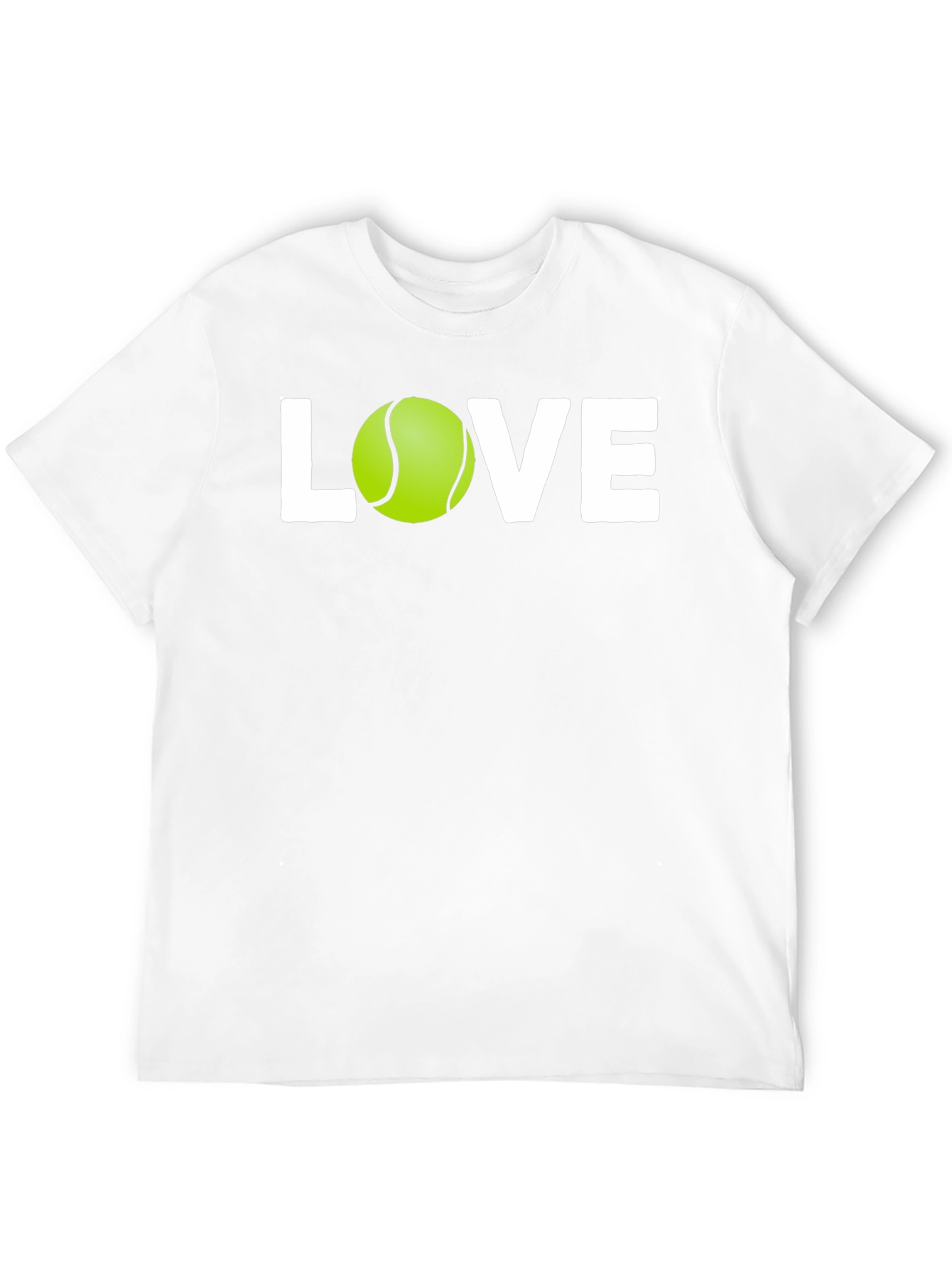 Tennis Love Graphic T-Shirt - Unisex Black Tee