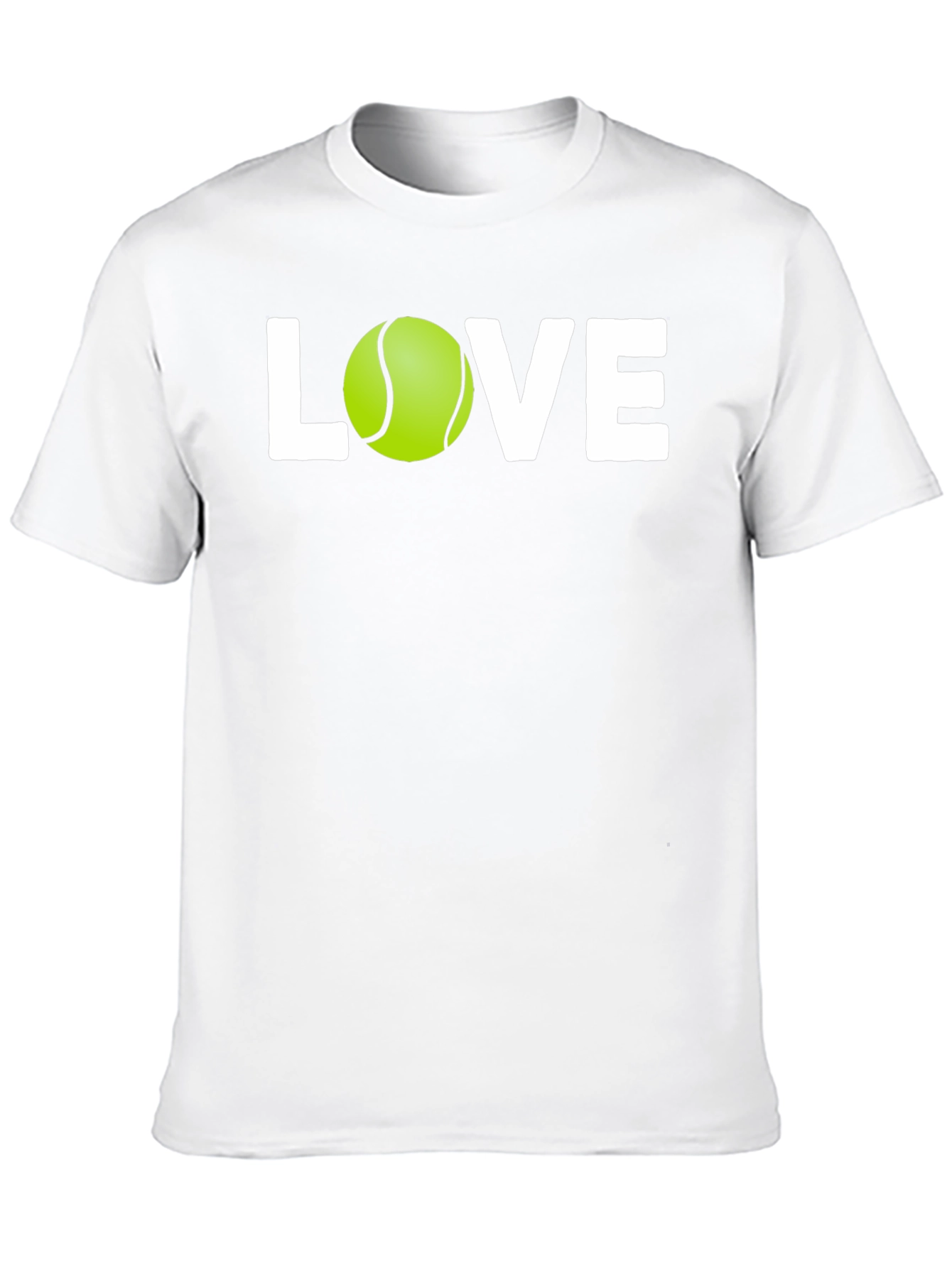 Tennis Love Graphic T-Shirt - Unisex Black Tee