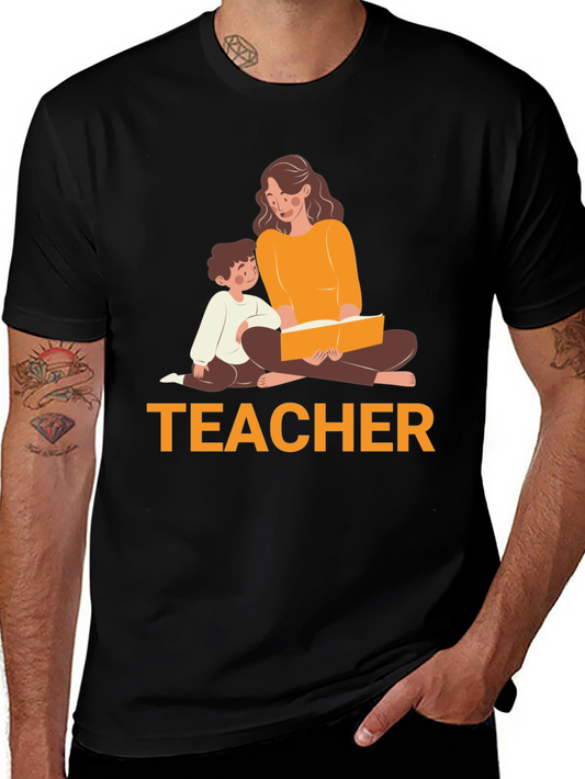 Teacher Reading T-Shirt - Soft Cotton Tee