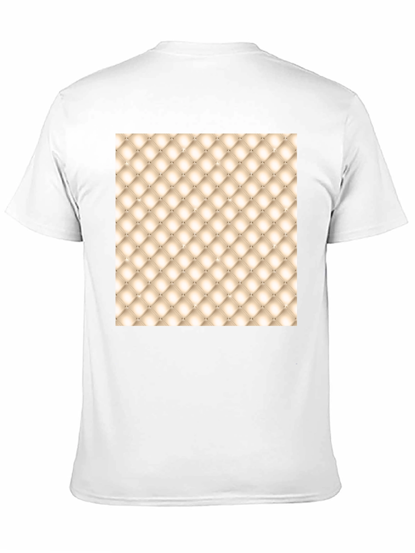 Tufted Pattern Graphic Tee - Unique Style