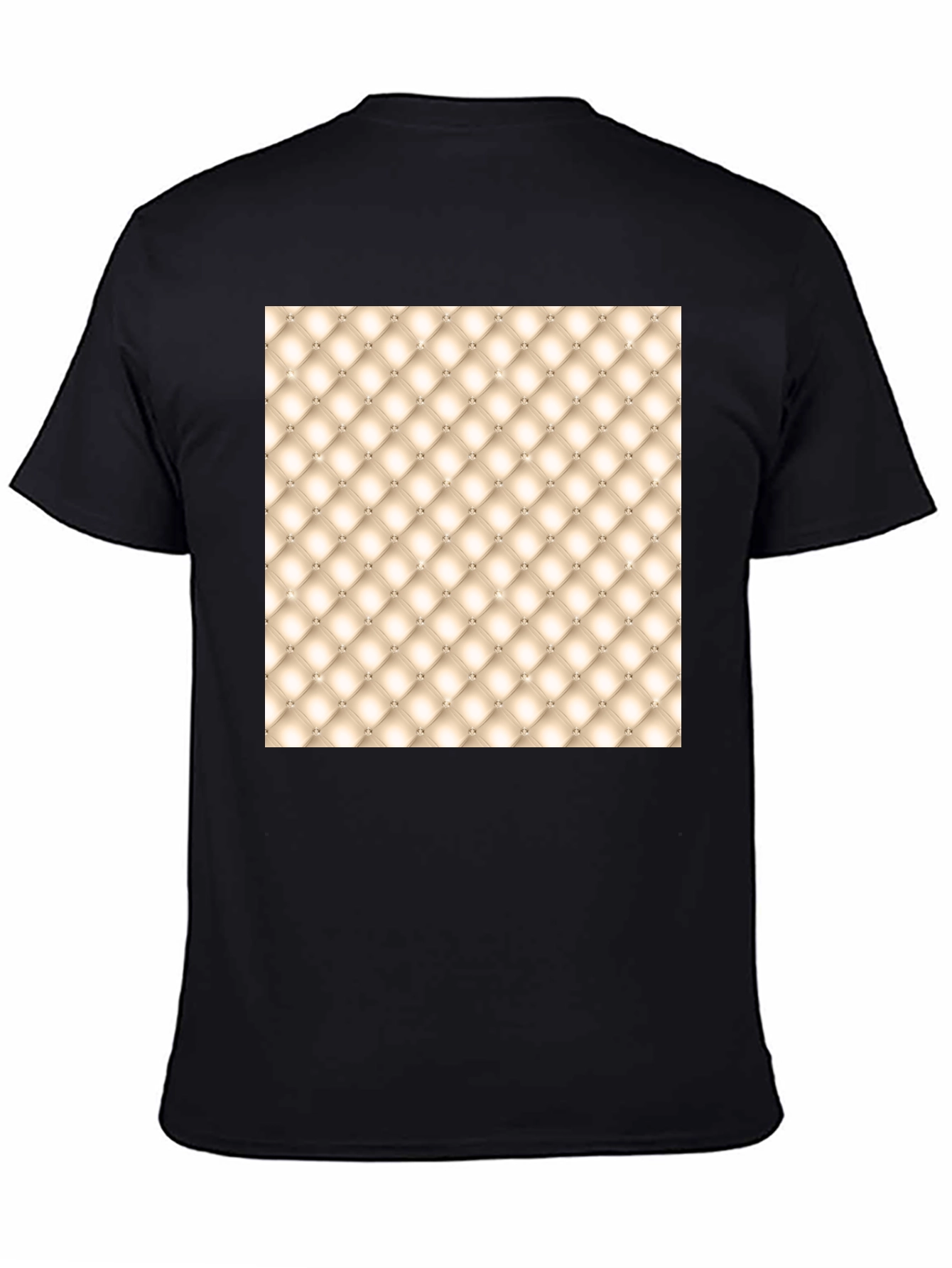 Tufted Pattern Graphic Tee - Unique Style