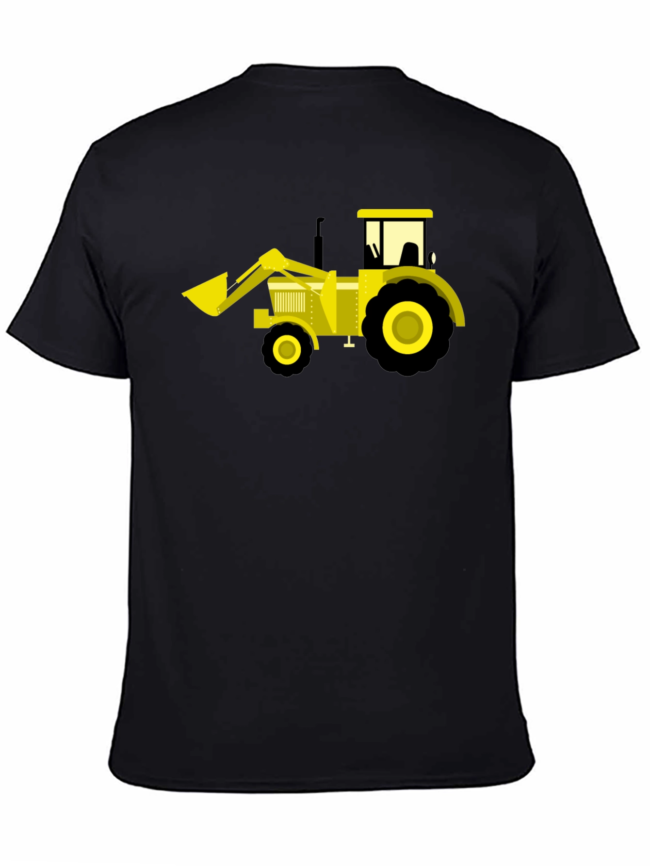 Black Tractor Graphic Tee - Fun & Unique