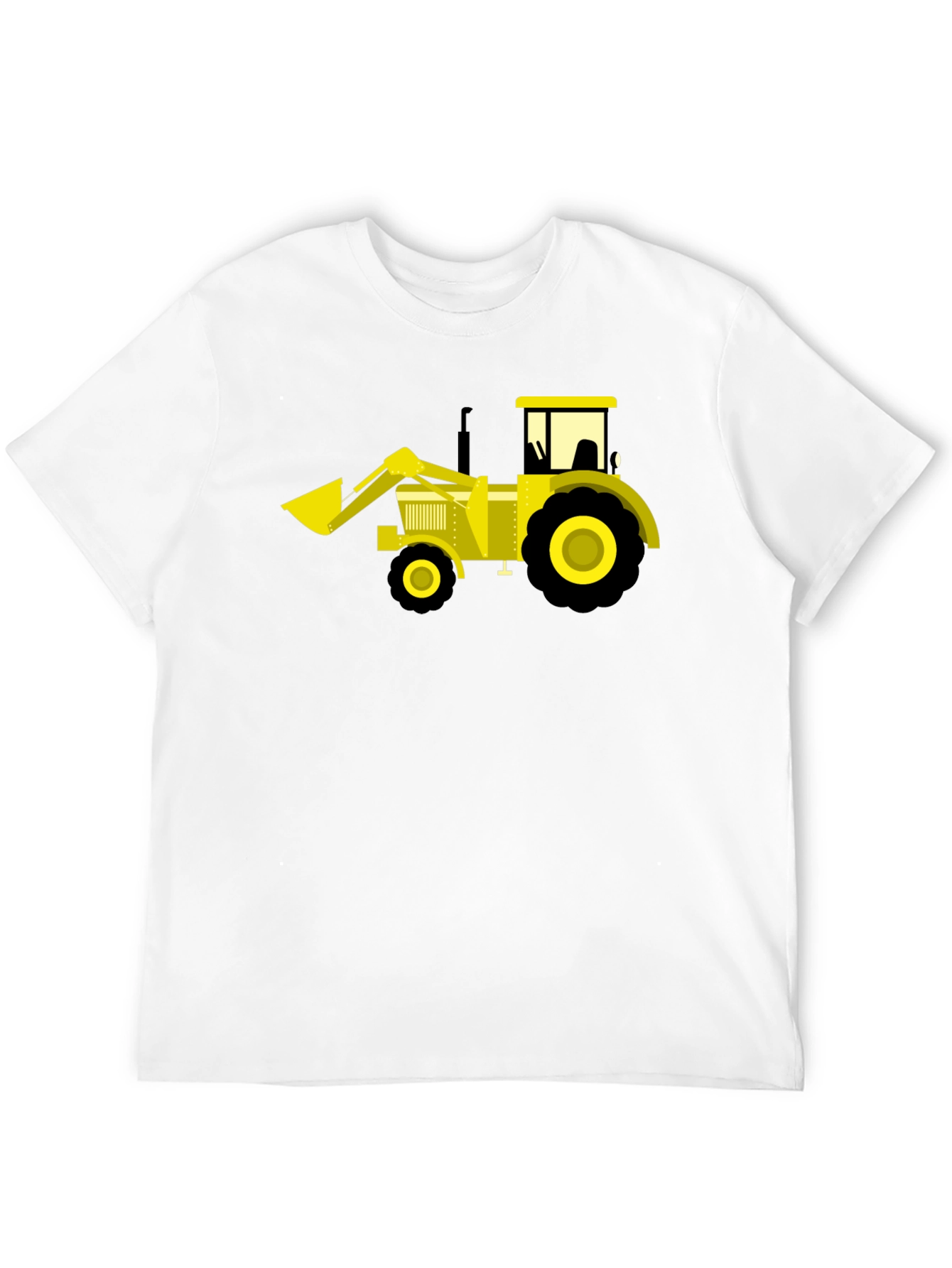 Black Tractor Graphic Tee - Fun & Unique