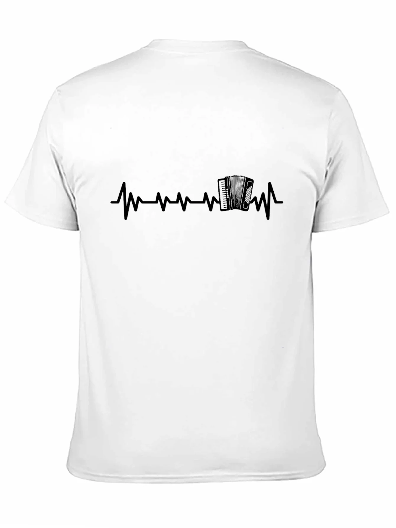 Accordion Heartbeat T-Shirt - Music Lover Tee