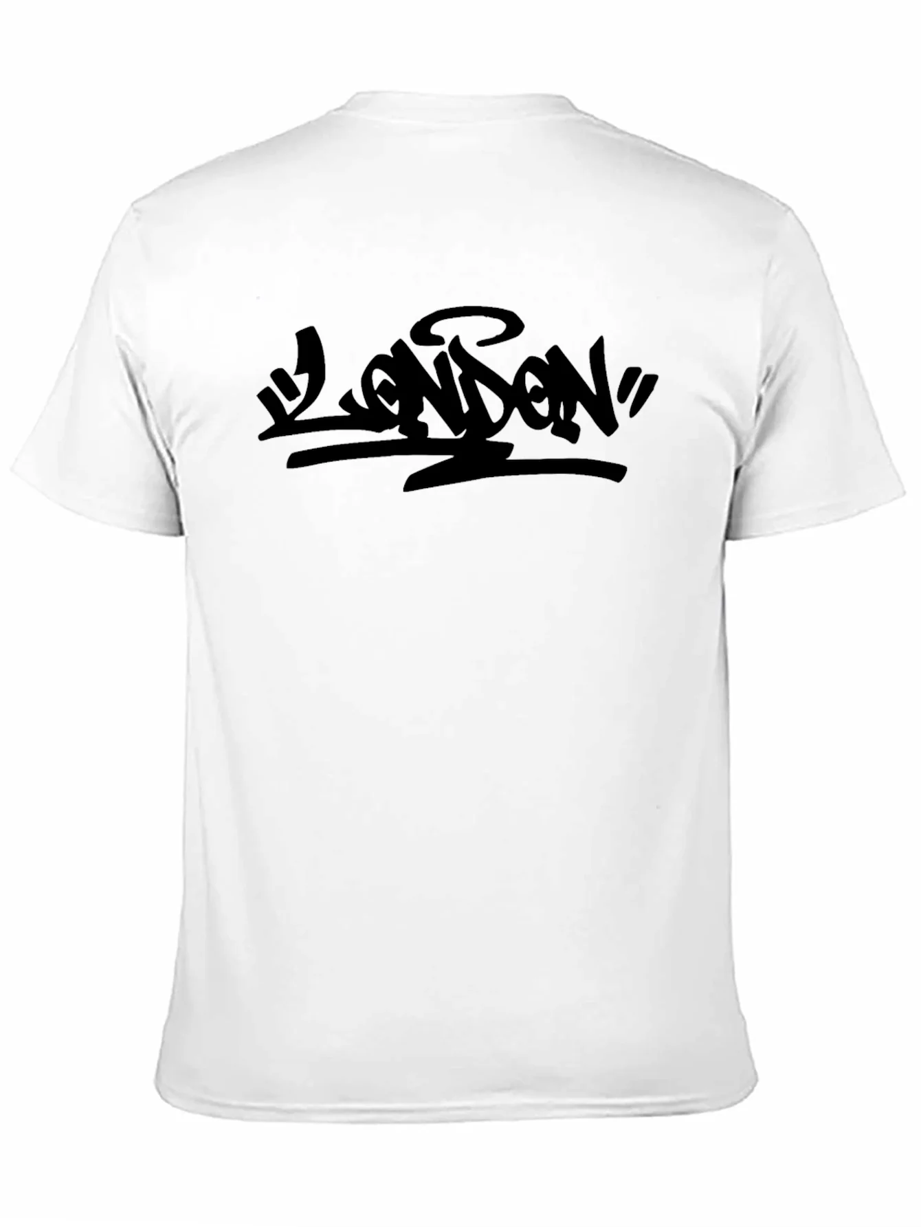 London Graffiti Style Black T-Shirt