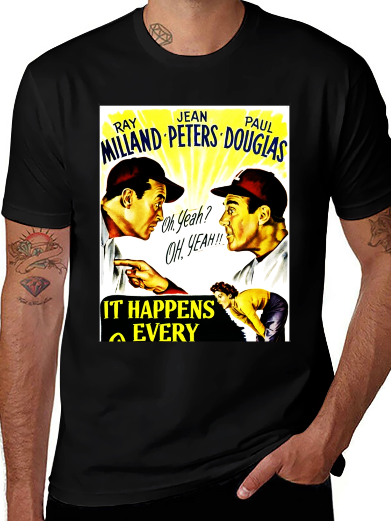 It Happens Every Spring Movie Poster T-Shirt