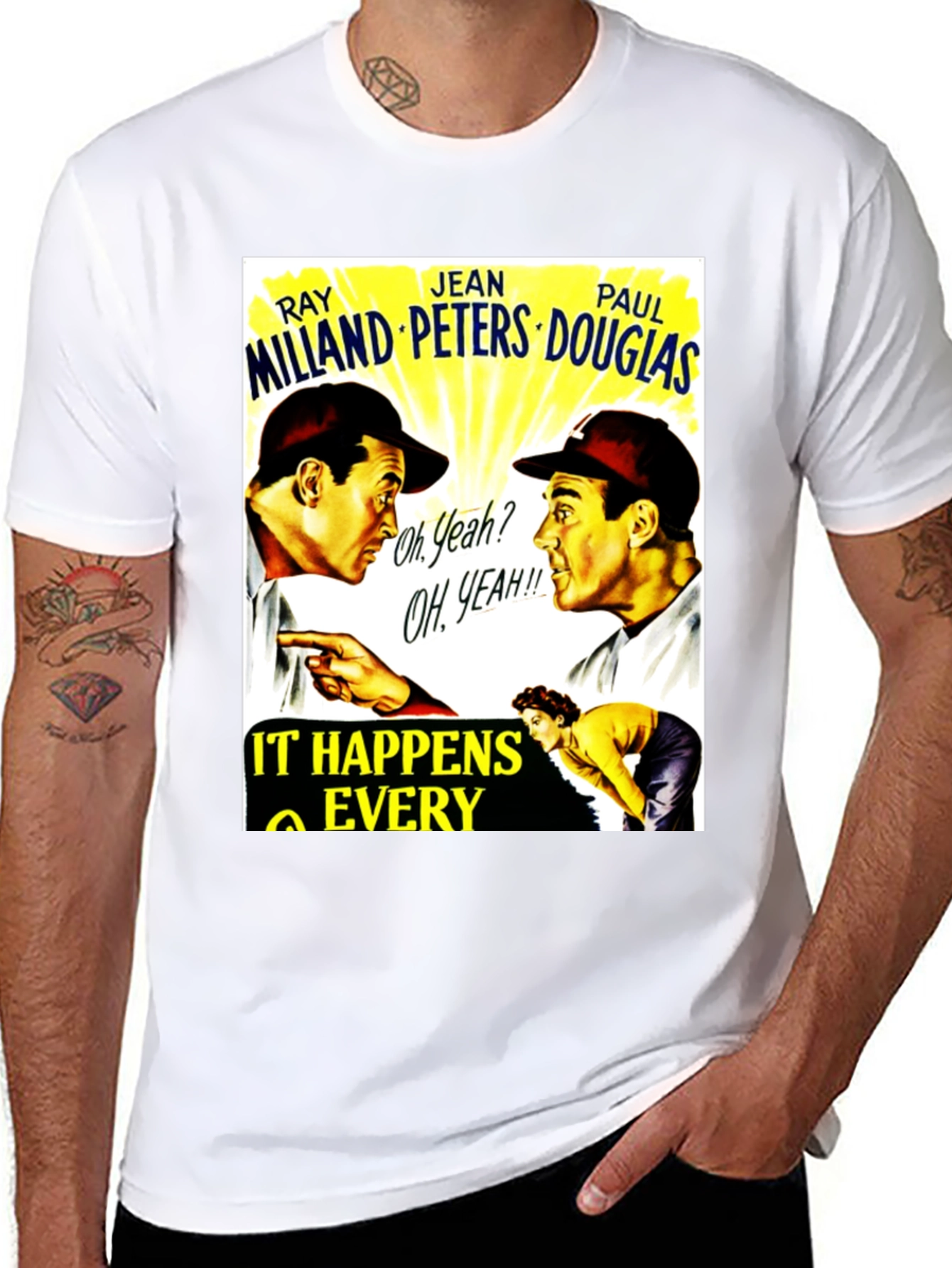 It Happens Every Spring Movie Poster T-Shirt
