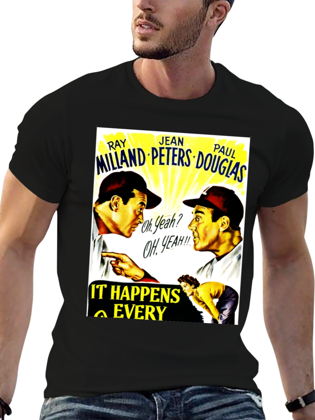 It Happens Every Spring Movie Poster T-Shirt