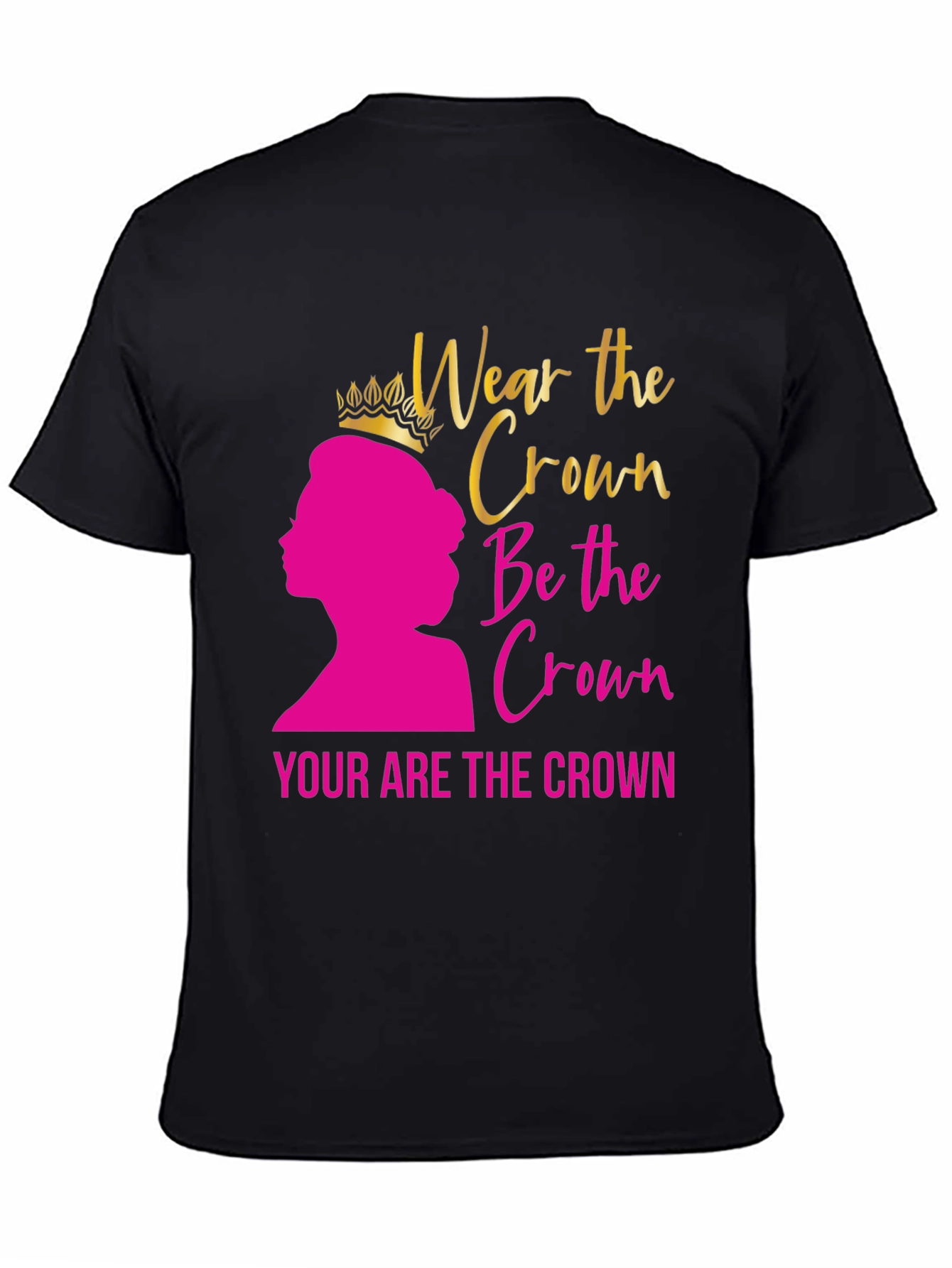Wear the Crown Black Graphic Tee