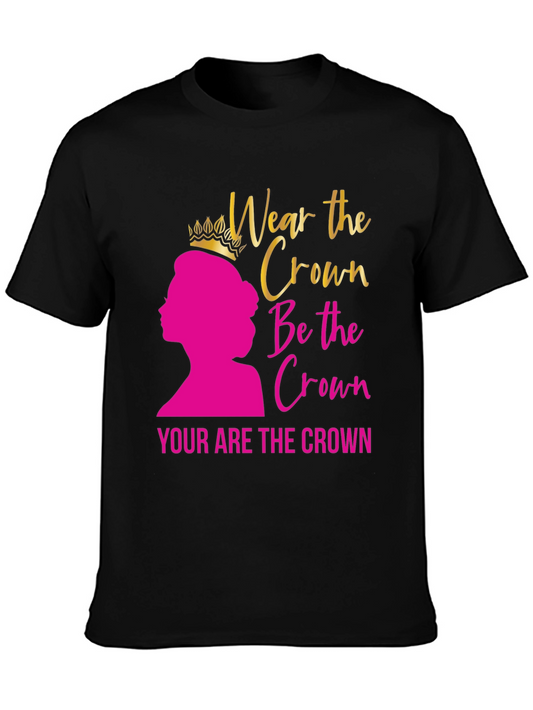 Wear the Crown Black Graphic Tee