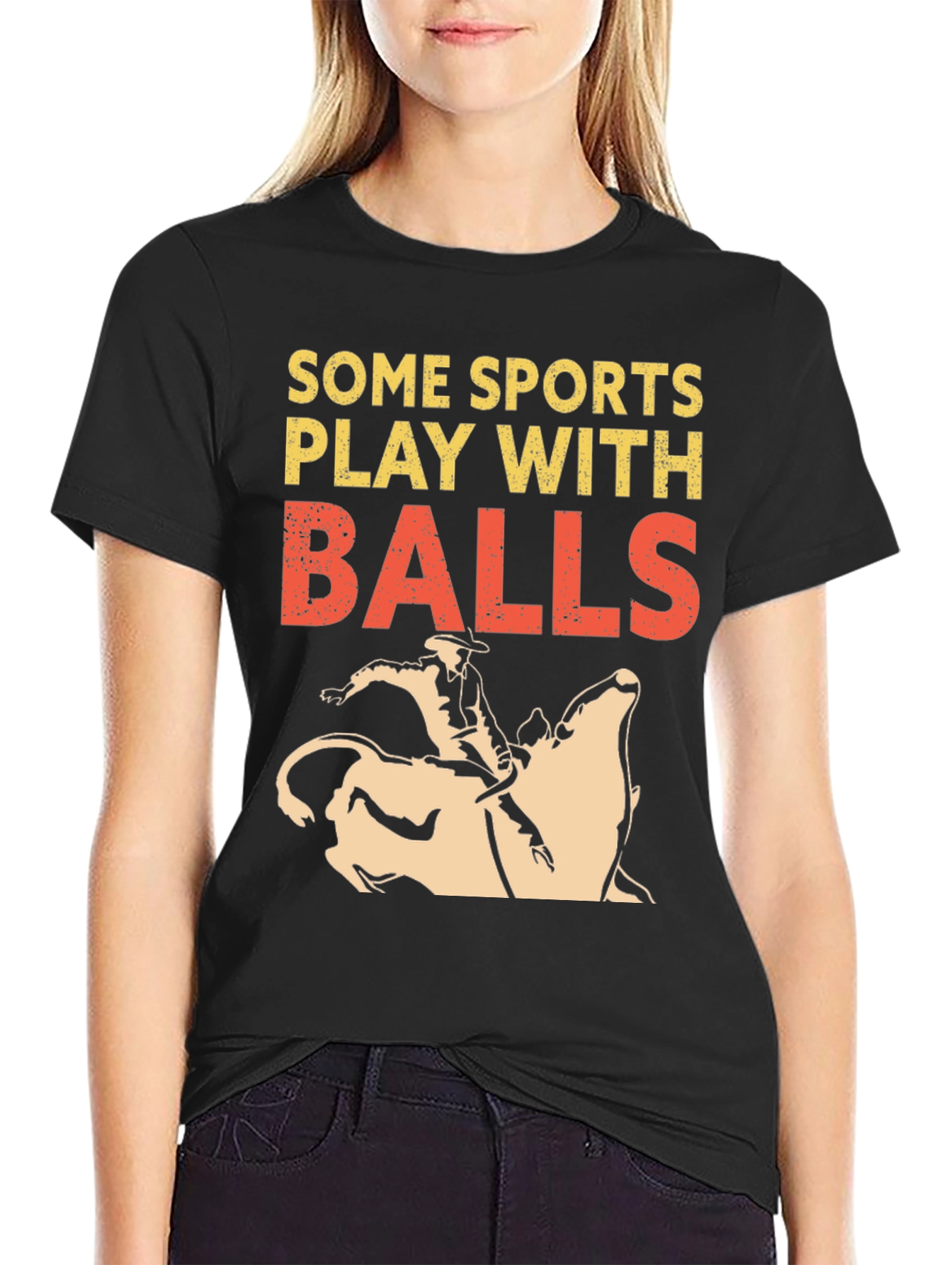 Some Sports Play With Balls Rodeo T-Shirt