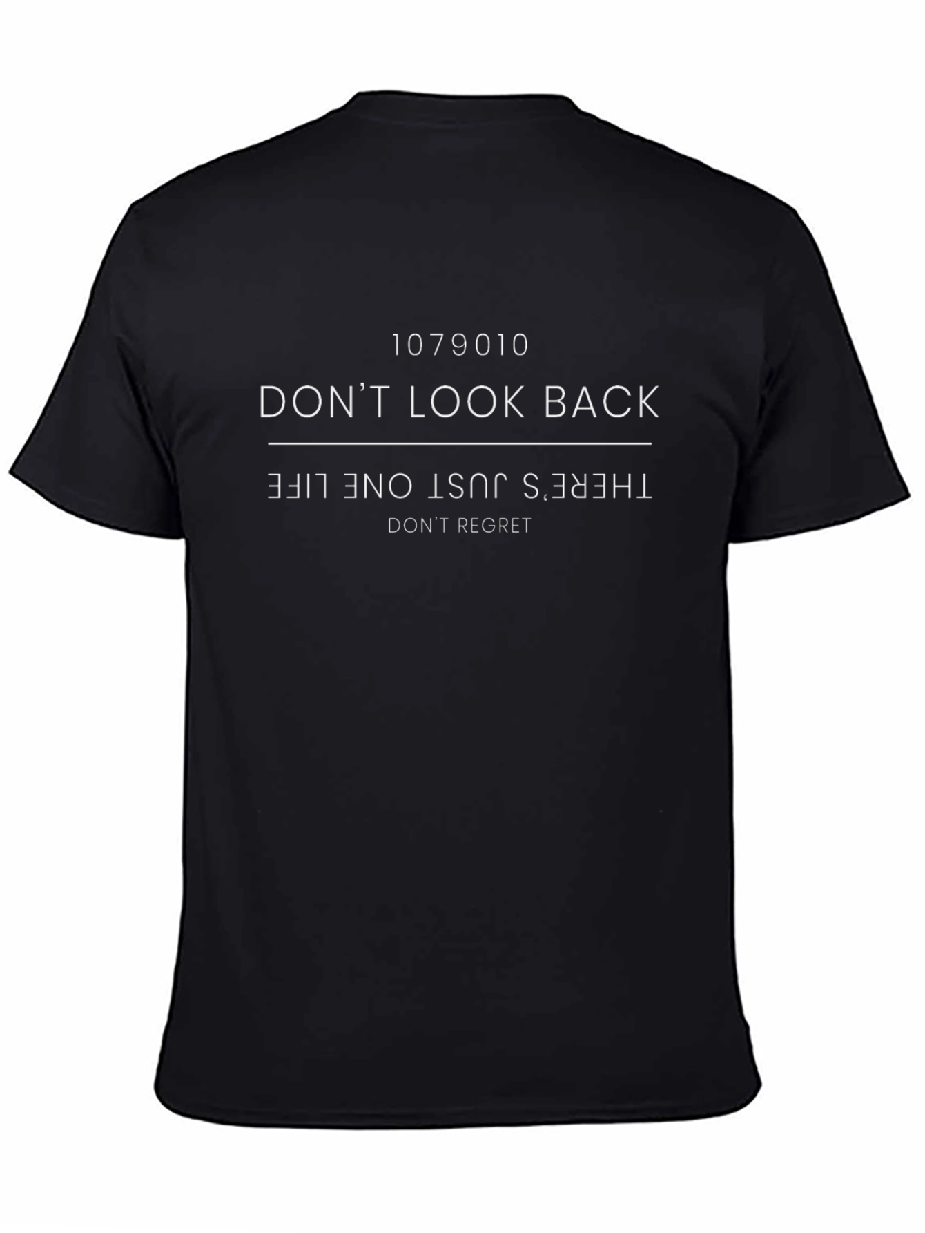 Dont Look Back Graphic T-Shirt - Black