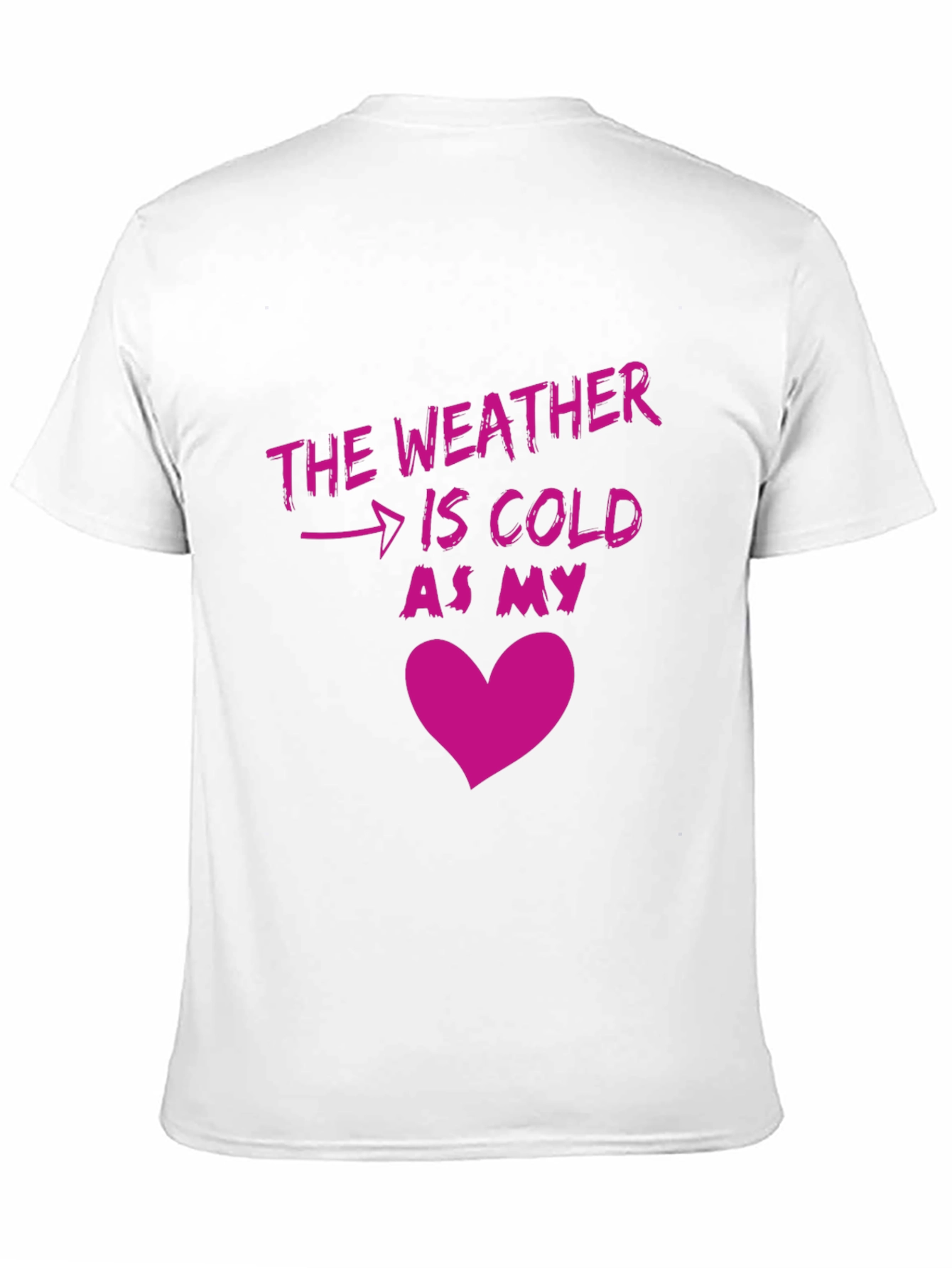 Cold Heart Graphic T-Shirt - Unisex Novelty Tee
