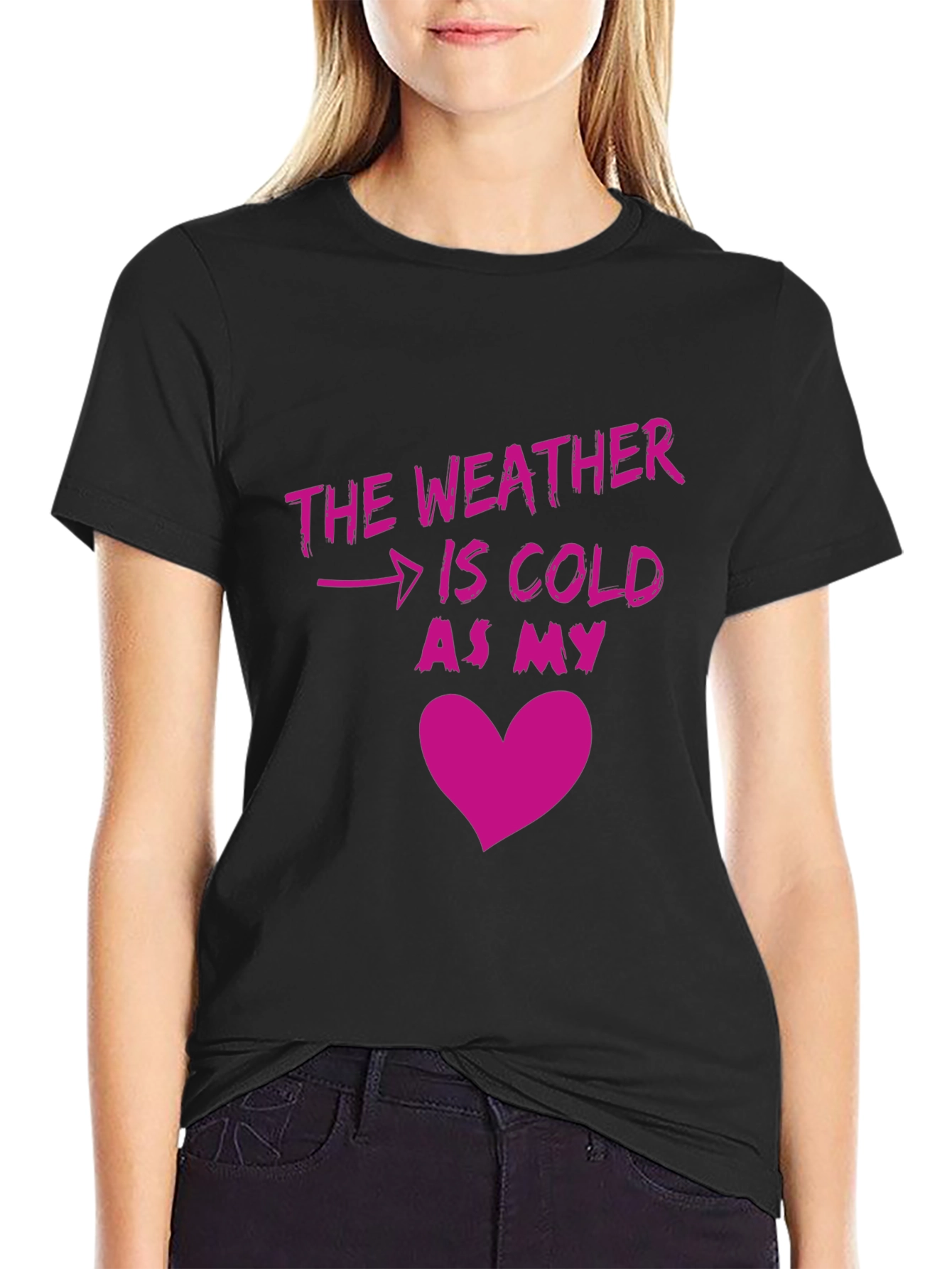 Cold Heart Graphic T-Shirt - Unisex Novelty Tee