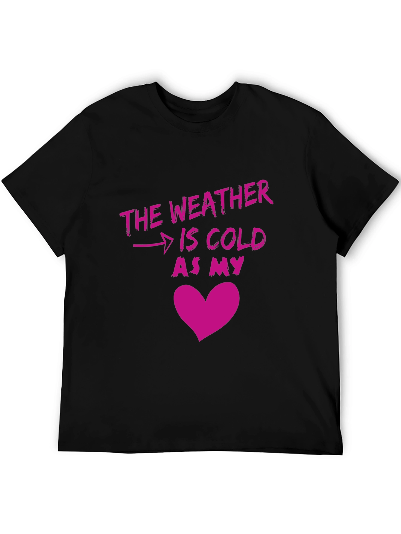 Cold Heart Graphic T-Shirt - Unisex Novelty Tee