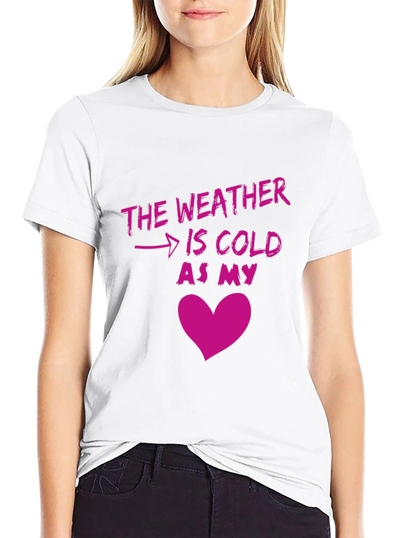 Cold Heart Graphic T-Shirt - Unisex Novelty Tee