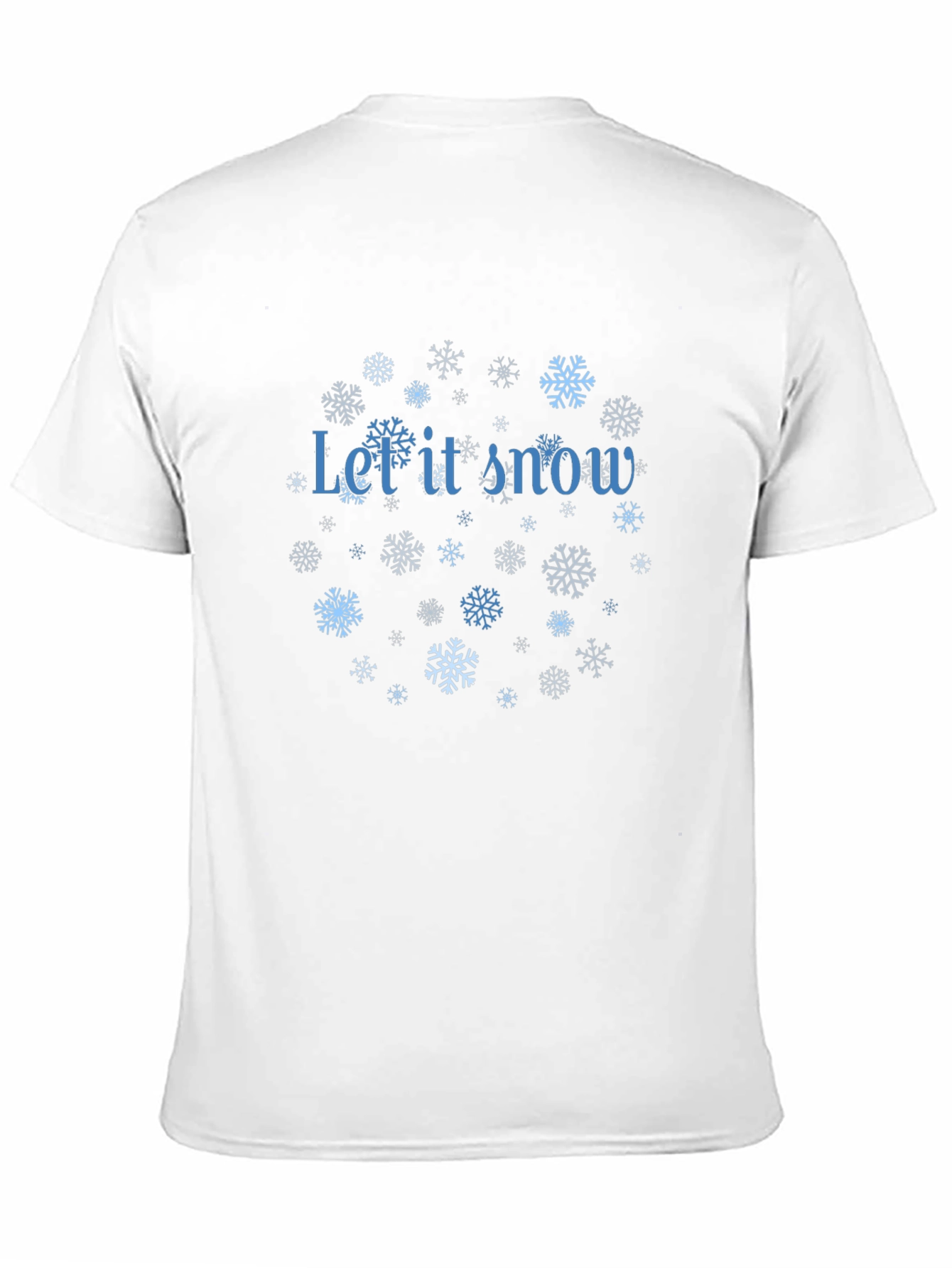 Winter Snowflakes Let It Snow T-Shirt